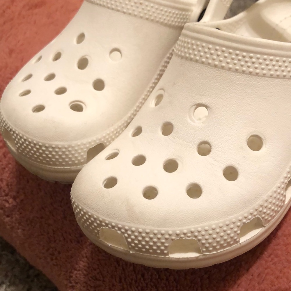 White Crocs